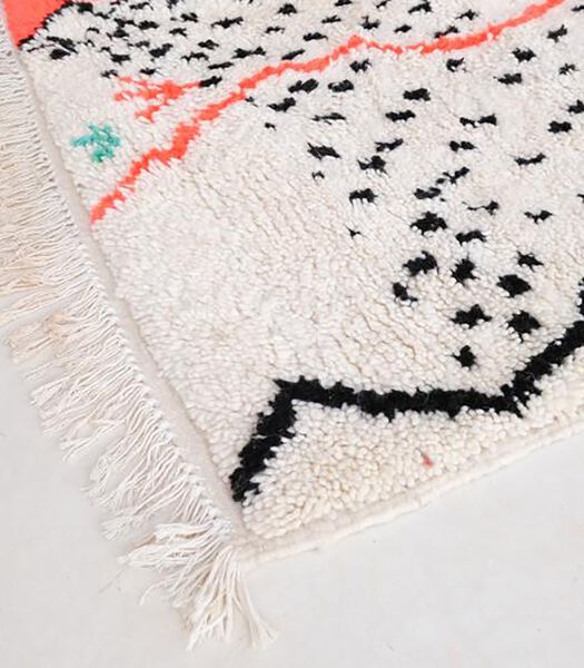 Marokkaans berber tapijt pure wol 262 x 141 cm