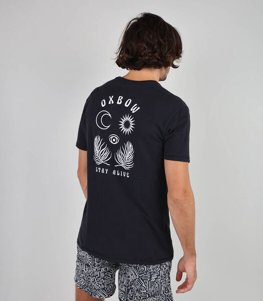 Grafisch T-shirt met korte mouwen TAPEBA