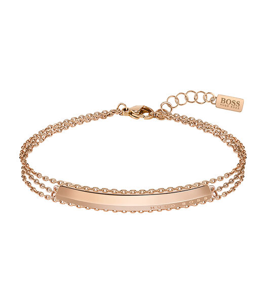 Armband roze goud staal 1580090
