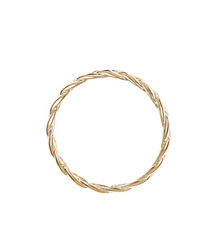 Ring "Torsadée" Geel goud image number 2