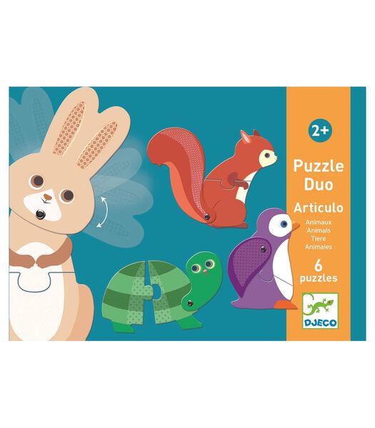 duo-trio puzzels Articulo Animals