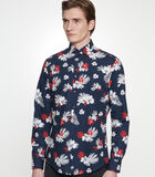 Overhemd Shaped Fit Lange mouwen Bloemen image number 0