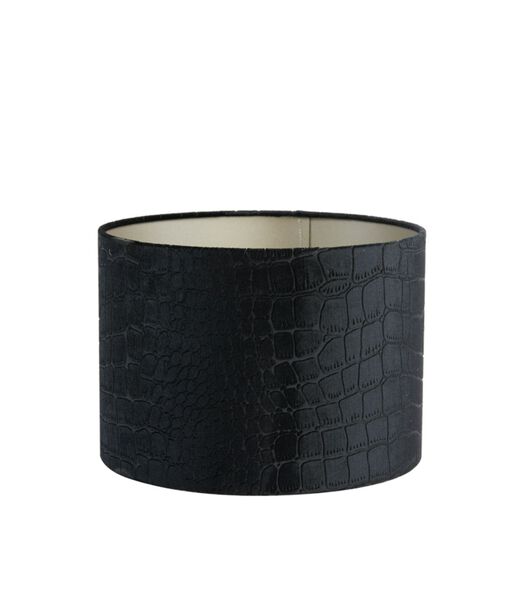 Abat-jour cylindrique Praya - Noir - Ø30x21cm