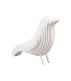 Ornament Silouette Bird - Wit - 26x9x21,5cm image number 4