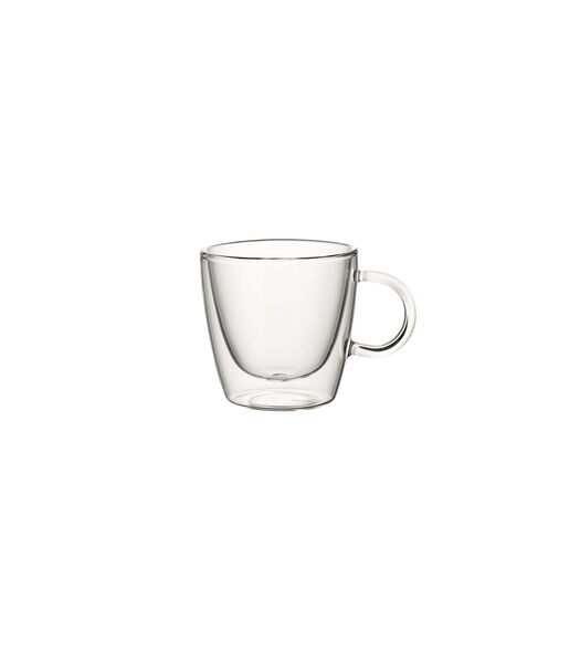 Tasses / verres à café latté en verre double paroi - Filter Logic® CFL-670B  - Waterconcept - 007433
