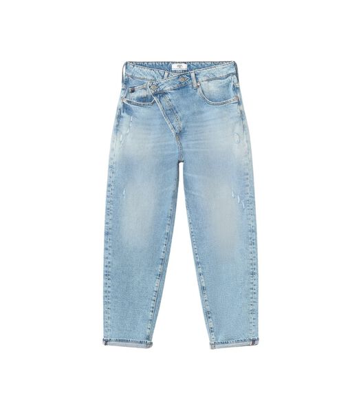 Jeans boyfit cosy, 7/8ème