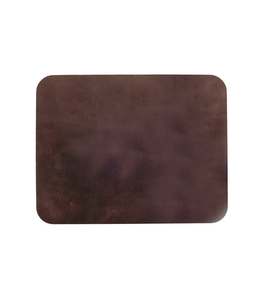 ELLIS set de table rectangle brun foncé