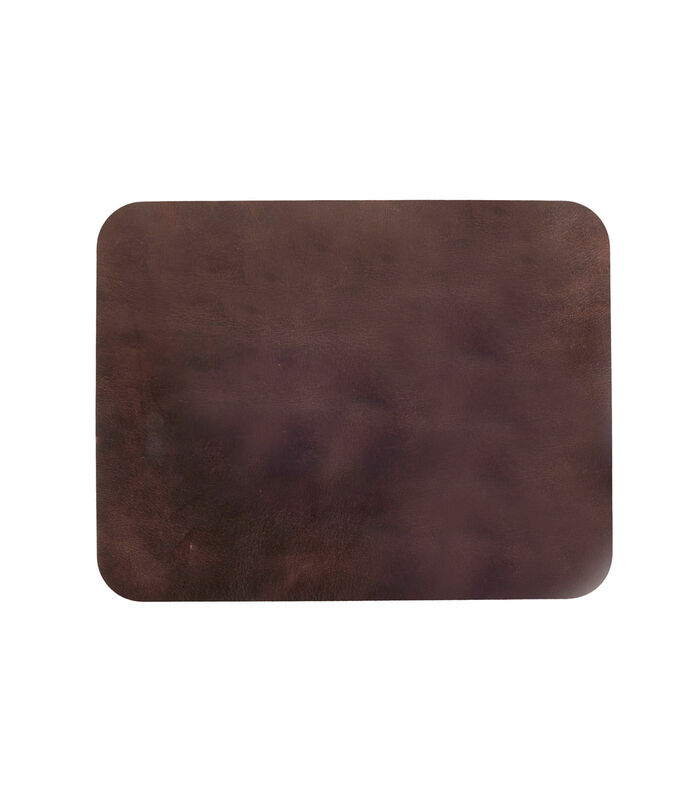 ELLIS set de table rectangle brun foncé image number 0