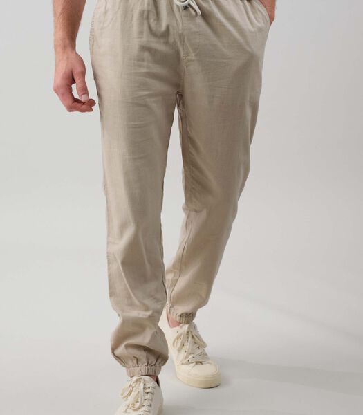 MEZEL - Pantalon en lin pour homme