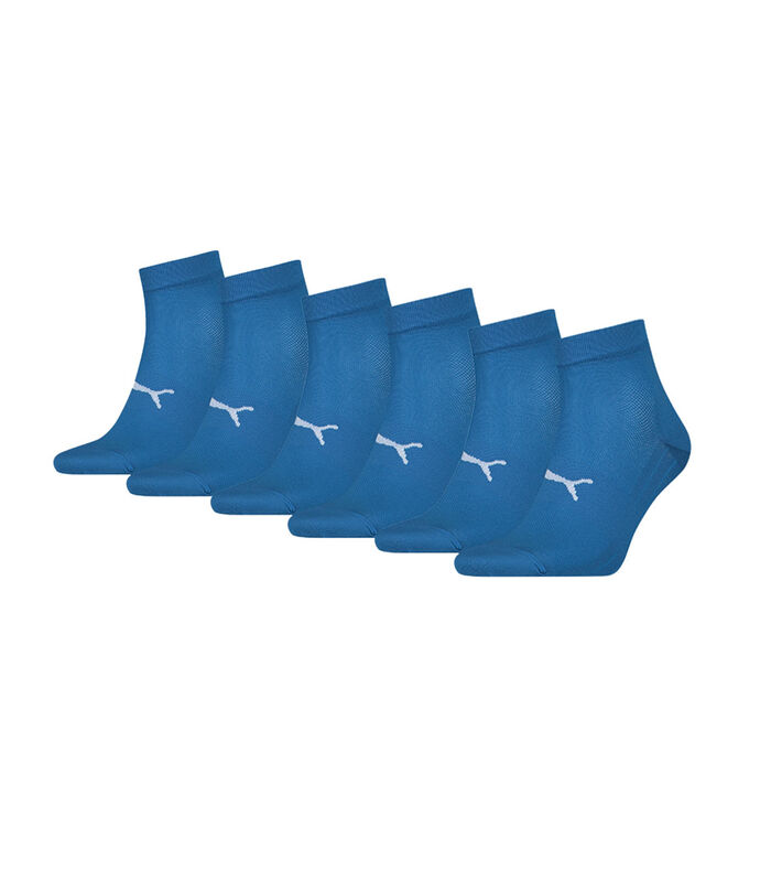 Chaussettes basses unisexes légères (lot de 6 paires) Bleu image number 0