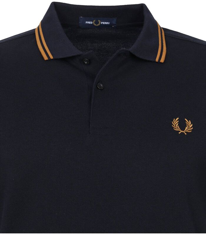 Fred Perry Polo Donkerblauw M3600 image number 1
