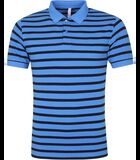 Polo Cold Dye Stripes Blauw image number 0