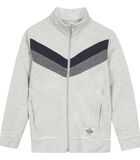 Fleece sweatshirt met rits image number 0