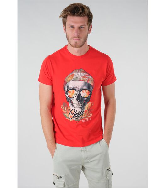 JEK - T-shirt met schedel