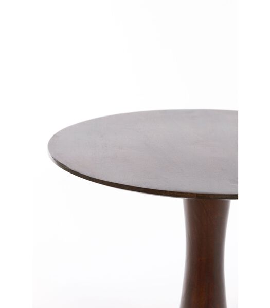 Table d'appoint Puglia - Bois - Ø50cm