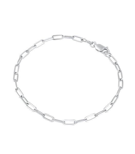 Armband Dames Ovale Basis Ketting Blogger Trend In 925 Sterling Zilver