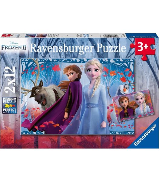 puzzel Disney Frozen 2 - 2x 12 stukjes