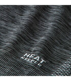 Premium Thermoshirt Dames met lange mouwen Zwart Melange image number 3