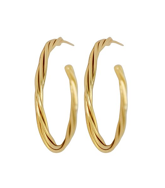 Boucles d'oreilles 'Modenna Twisted Hoop'
