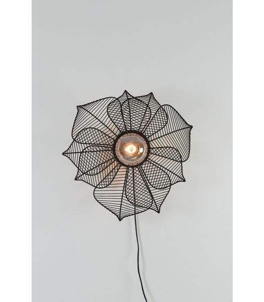 Wandlamp Pavas - Zwart - Ø52cm