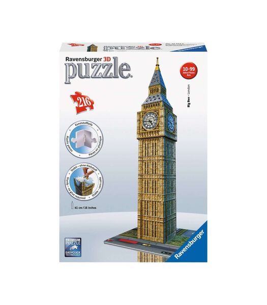 3D puzzel gebouw Big Ben - 216 stukjes