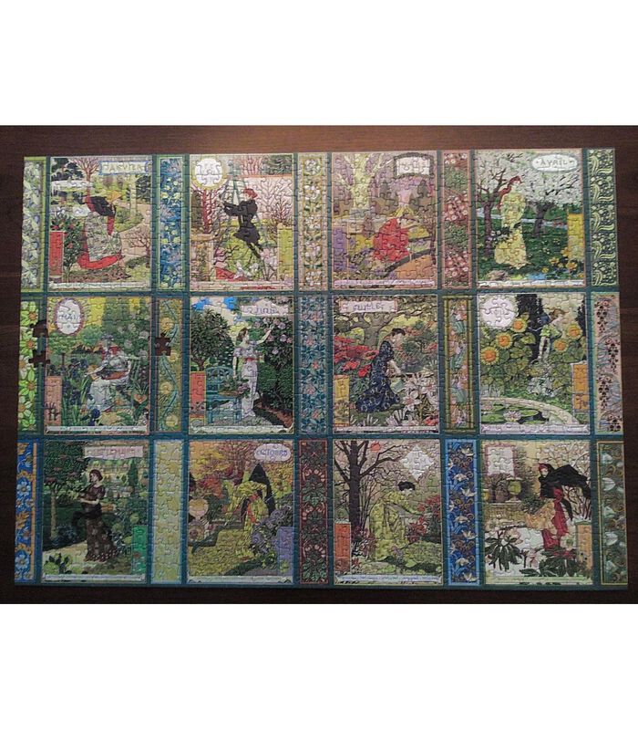 Puzzle  1000 pièces - Jardiniere : un calendrier du jardinier image number 3