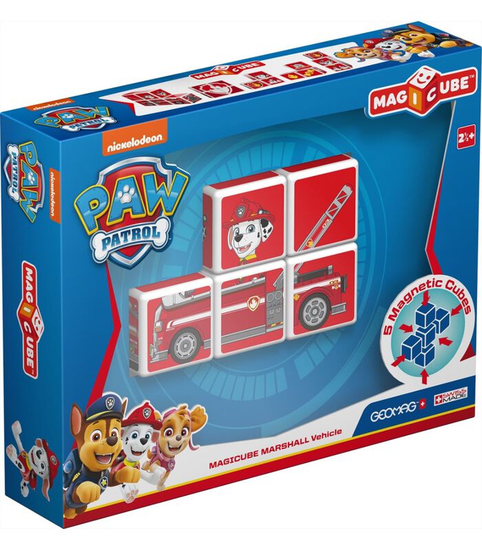 Paw Patrol - MagiCube Marshall Fire Truck - 5 delig image number 0