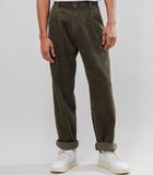 Corduroy Pleated Chino Pants Stone Green image number 0