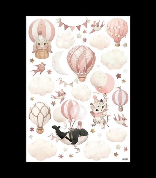 Stickers animaux et ballons Selene, Lilipinso