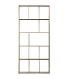 Vitrine Armoire - Metal - Brass - 196x90x30 - Valued image number 1