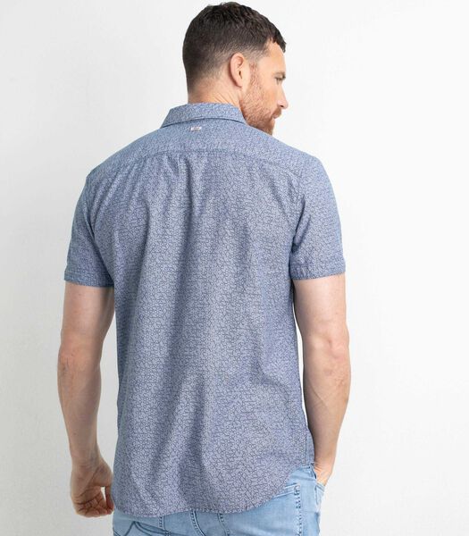 Chemise à mini imprimé à courtes manches