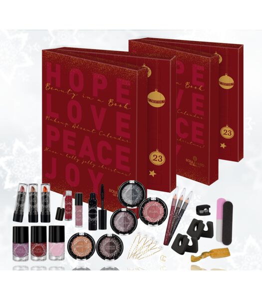Make-up en accessoires adventskalender “Beauty In A Book”