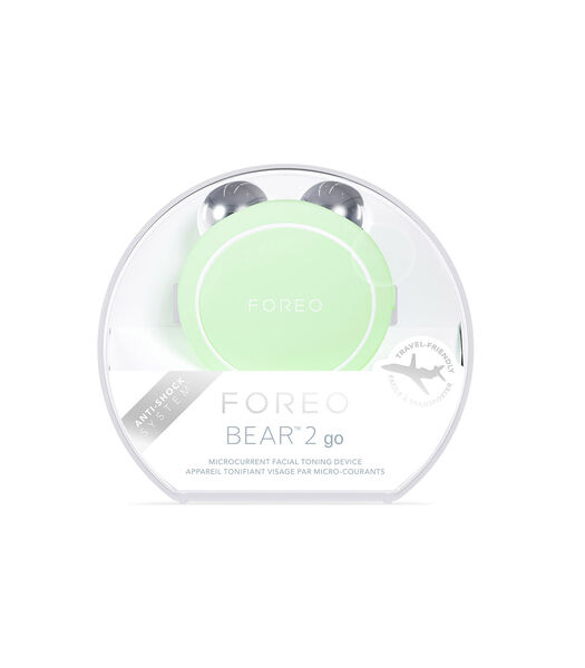 BEAR 2 go Pistachio | Compact microcurrent apparaat met 6 intensiteiten en 2 microcurrent patronen