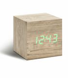 Cube click clock Wekker - Essen/LED Groen image number 0