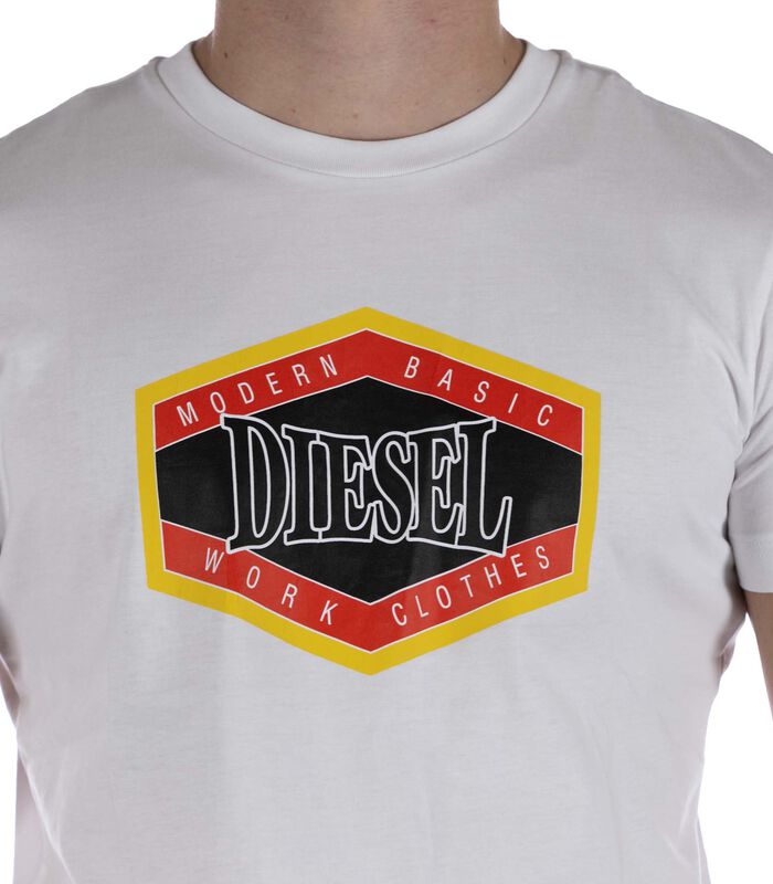 Diesel T-Shirt Diegor E14 Wit image number 3
