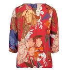 Blouse in shirtstijl met bloemenprint image number 3