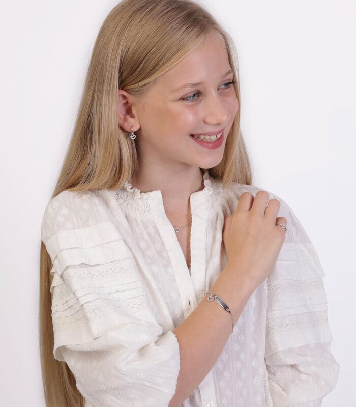 Enfants - Boucle d'oreille avec placage - Zircone image number 2