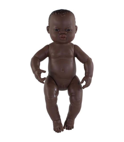 Babypop Meisje Donkerbruin Vanillegeur - 40 cm