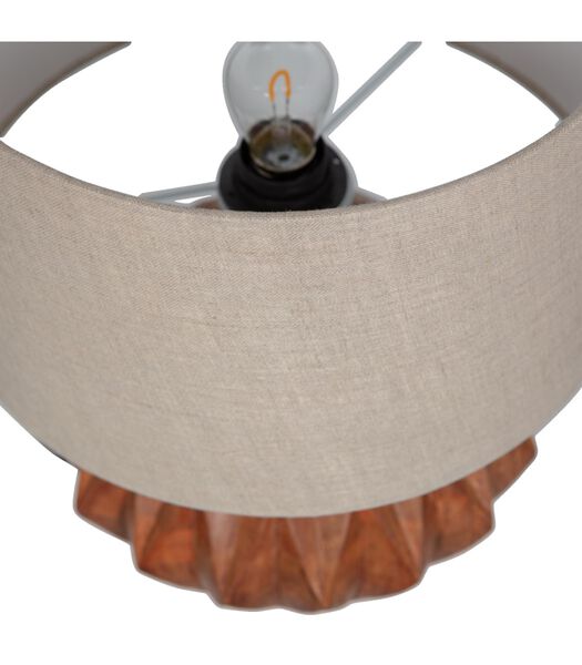 Tafellamp Torin - Hout - Naturel - 39x30x30