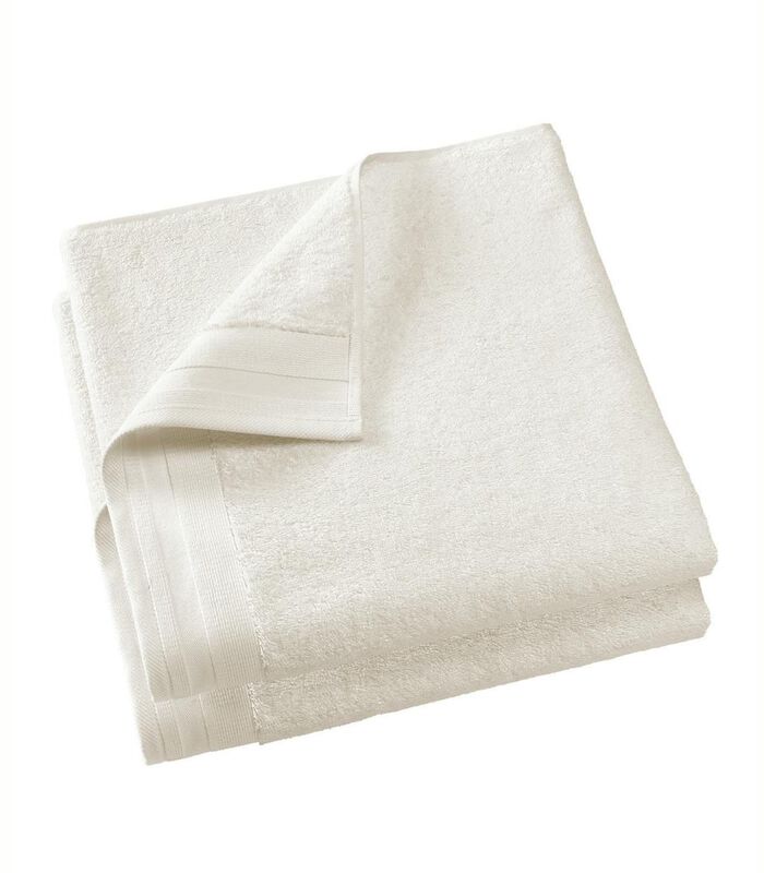 2 serviettes de bains Contessa vanilla image number 1