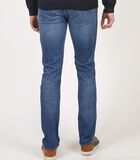 LC110 Eco Mid Blue - Straight Slim Fit Jeans image number 1