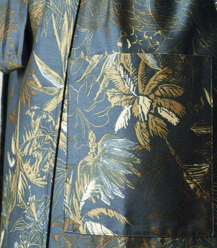 Kimono en satin de coton lavé  , Paradisio image number 4