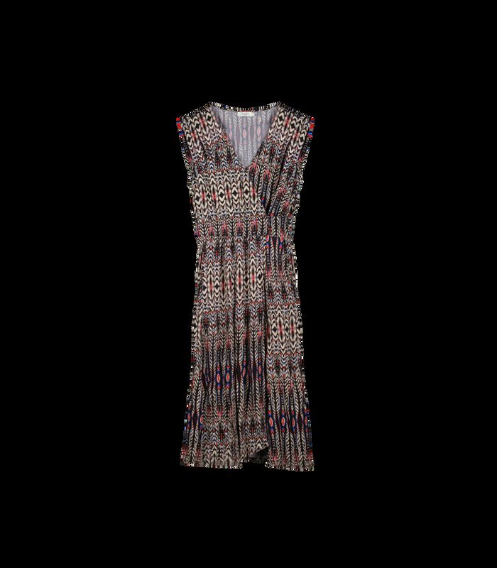 IRMAH - Midi-jurk met geometrische vormen image number 1