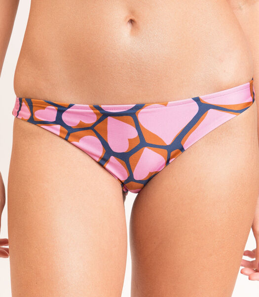 Bikinibroekje Laag uitgesneden Zwembroekj Omkeerbaar Amore-Pink Essential-Comfy
