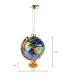 Boule de Noël  Globe du Monde 11 cm image number 4