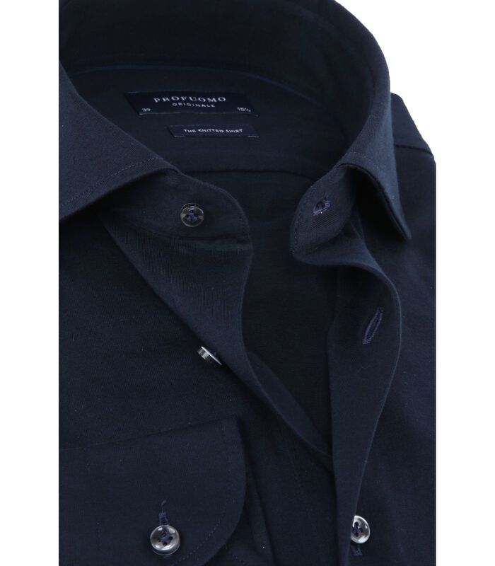 Profuomo Chemise Jersey Tricoté Marine image number 2