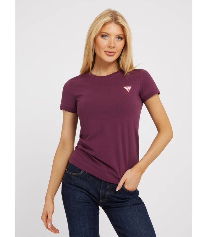 Dames-T-shirt met ronde hals Mini Triangle image number 3