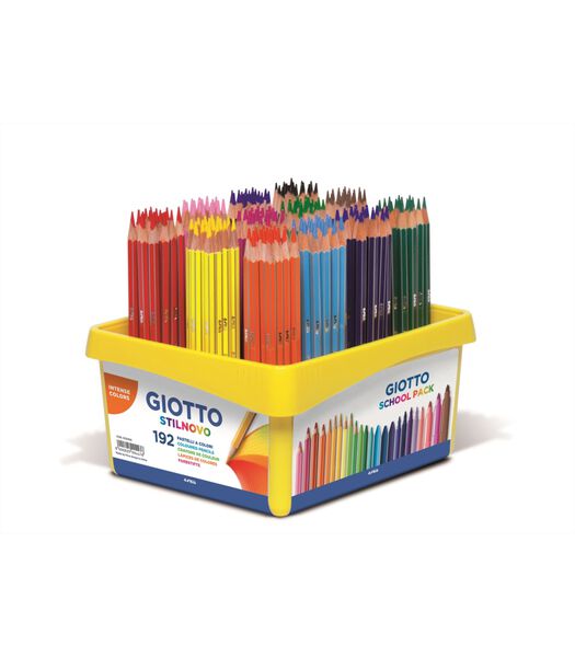 Crayons  Stilnovo en boîte de rangement - 192pcs