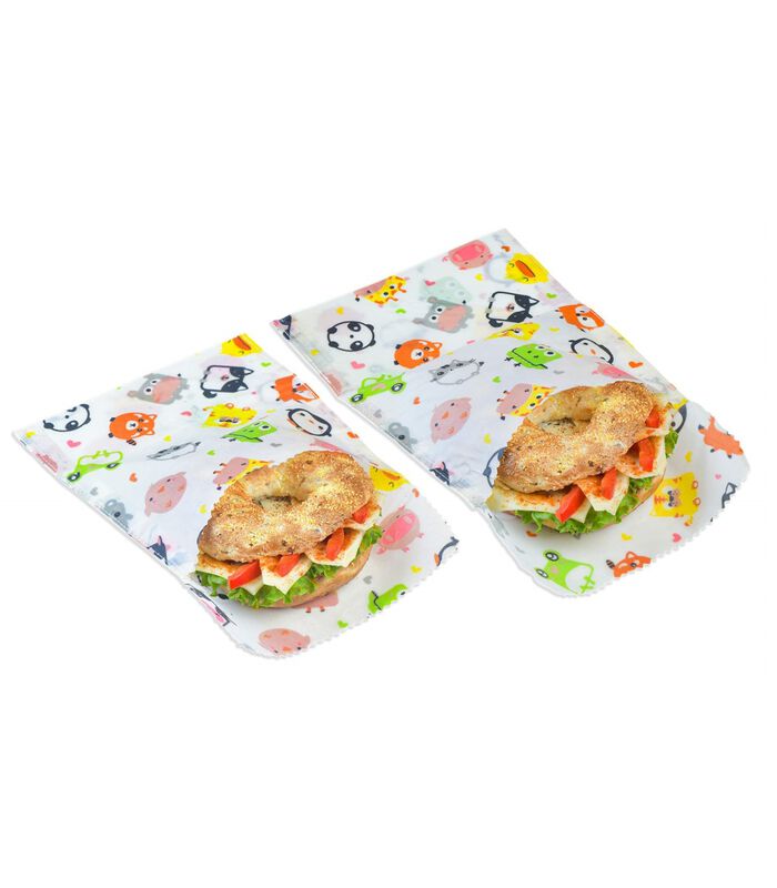 Zakje Sandwich & Snack Kids 2 Stuks image number 0