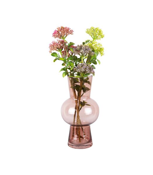Vase Gleam - Rose - Ø13cm